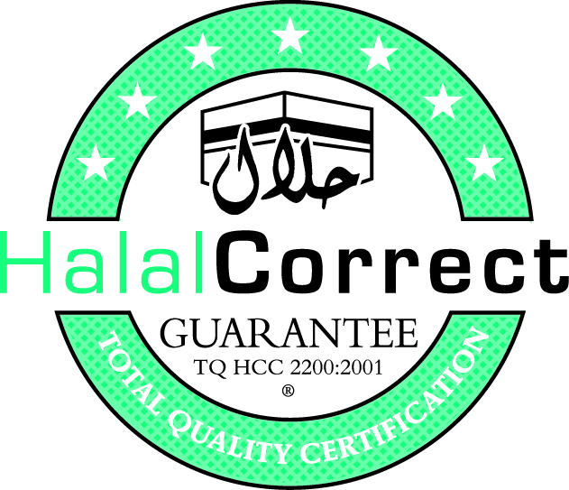 Logo Halal Correct guarantee