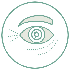 Contour des yeux pictogramme